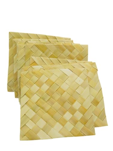 Chews, 100% All Natural Palm for Rabbit Hamster Guinea Pig Chinchilla Pet Rat Mice Gerbil Bird, Healthy Enrichment Boredom Buster Molar Chew Shredder Palm Mat 10pcs