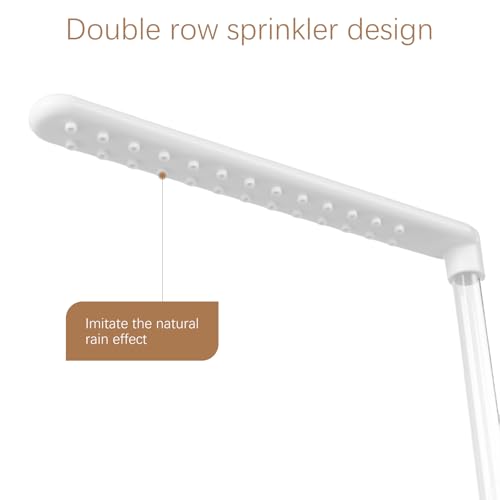 Automatic Parakeet Bird Bath with Pump,Large Bird Shower Fountain(White) | Bird Shower Fountain Indoor,Bathtub with Running Water,for Birds African Grey Amazon Conure Parakeet Cockatiel - color: White