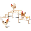 Chicken Perch, Natural Beech Wood Roosting Ladder for Poultry | Chick Perch for Strong Wooden Roosting Bar, for Poultry, Jungle Gym & Toys