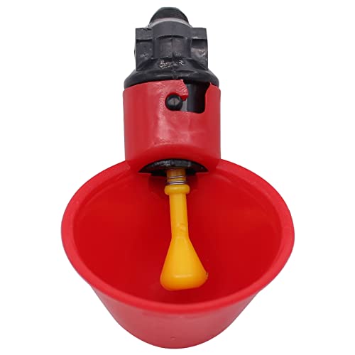 30 Pack Automatic Water Drinking Cups w/Nuts, Waterer Drinker | for Poultry Quail Chicken Hen Duck