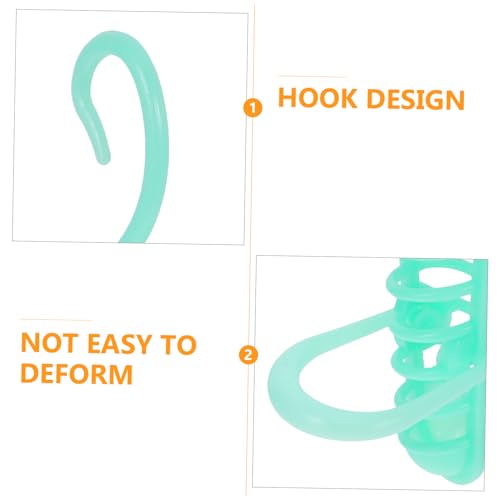 Kisangel Plastic Parakeet Millet Spray Holder, Hanging Feeder for Parakeets | Fruit Vegetable Foraging Toy, Prevent Waste, Cage Hanging Perch Stand, 9.8in Green Plastic Basket for Bird Cockatiels