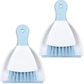 Dustpan and Brush Set (Light Blue, 2set) - color: Light Blue, size: 2set