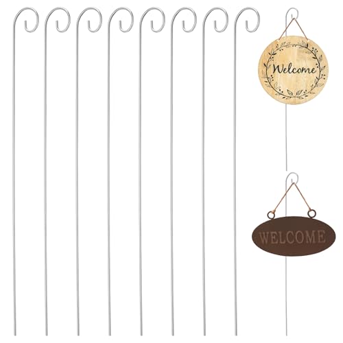 10 PCS Heavy Duty Shepherd Hooks,15.72 Inch Plant Label Hooks Garden Hanging Stake for Wedding Gardens Yards Flower Pots Wind Chimes Bird Feeders