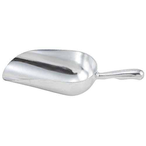 NEW, 24 Oz. (Ounce) Bar Ice Scoop, Dry Bin Scoop, Dry Goods Scoop, Candy Scoop, Spice Scoop, Cast Aluminum