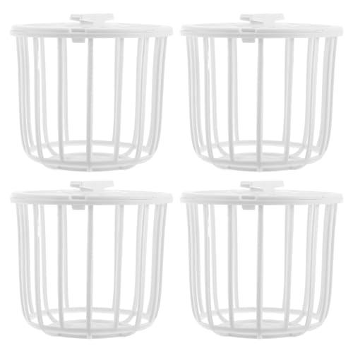 SHINEOFI 4 Pack Plastic Bird Nest Box Canary Nest Basket for Finch Breeding Bird for Cage Cage Nesting Material Holder Breeding Box Accessory for Parrot and Small Birds