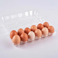 120pc 2*6 Clear Plastic Cheap Bulk Egg Cartons,12 Large Egg Carton | Cheapest 12 count Large Plastic Egg Cartons，Can Hold 2.5 oz of Eggs,Suitable For Farmers' Markets, Supermarkets, Kitchens. - size: 2x6 egg box (120 pieces)