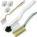 Cleaning Brush Shoe Kitchen Bottle Brush Sink Bathroom Household Dish Pot Pan Edge Corners Tile Lines Brush with Stiff Bristles