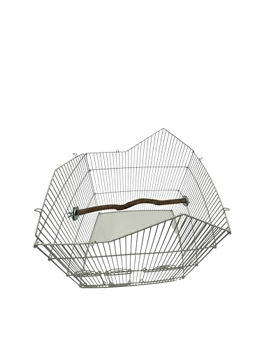 Polly's Full Length Hardwood Cage Perch for Parakeets, Cockatiels, Cockatoos, Macaws, and Other Birds (18") - size: 18"