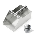 304 Stainless Steel Large Metal Ice Scoop 80 Ounce Heavy Duty Ice Scoop | Heavy Duty Rustproof Ice Scoop with Ergonomic Grip Handle and Easy to Clean Surface for Commercial Livestock and Pet Feeding - size: 80OZ