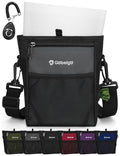 4 Cup Dog Treat Pouch with Silicone Insert Bag& Clicker(Gray) | 2 Pair Magnetic Closures, Belt Clip/Waist Belt/Crossbody Wear, Zipper Pocket Poop Bag Holder for Pet Training/Daily Walking - color: Gray