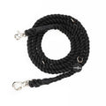 Midnight Hands-Free Rope Leash - color: Midnight Black Hands-Free Dog Leash