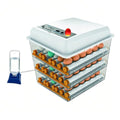 JAEDO 170 Egg Incubator Poultry Hatcher with Fully Automatic Egg Turning and Temperature Humidity Control for Chickens Ducks Goose Birds, Built-in Egg Candler (176)