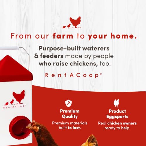 RentACoop Chick2Chicken 5lb 2-Port Feeder