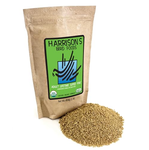 Harrison's Bird Foods Adult Lifetime Certified Organic Non-GMO Formula Small Bird Food 1lb - size: 1 Pound (Pack of 1)