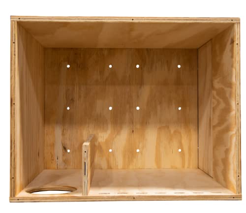 Barn Owl Nesting Box: Do It Yourself Assembly Kit Owl House- Build Your Own Barn Owl Box - Screws, Mounting Hardware, Instructions and Nesting Material Included