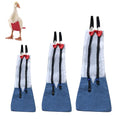 Chicken Duck Goose Diaper Washable Pet Bow Tie Diapers for Hens Roosters Poultry 1 Pack (L, Blue) - color: Blue, size: L