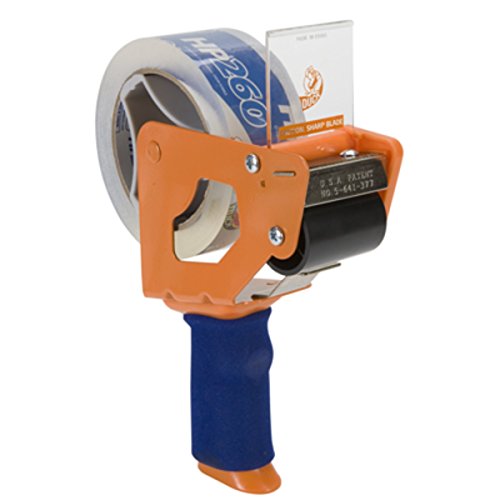 Duck High Performance Clear Packing Tape with BladeSafe Dispenser –Tape Gun with HP260 Strong Packaging Tape for Shipping,Moving, Mailing & Boxes-3" Core, 1.88" x 60 Yards, Clear (1078566)(Pack of 6) - size: 6-Pack, style: Refill + Dispenser