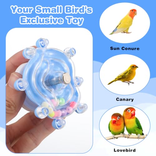 Budgie Toys Parakeet Training Toy Interactive Bird Educational Toy | Fit for Small Birds, Cockatiel Cage Accessories