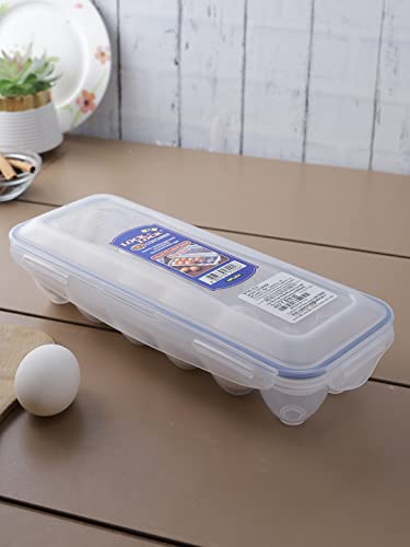 LocknLock Easy Essentials Specialty Dozen Egg Storage Container, 12-Cup (Pack of 3) - size: 12 Eggs (Pack of 3)
