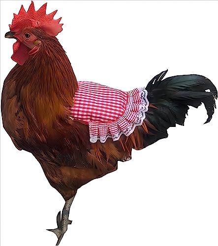 6pcs Chicken Saddles for Hens Protection - Hen Apron, Poultry Saver, Protector, Sweater, Vest, Clothes
