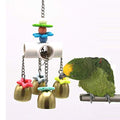Wontee Bird Parrot Bells Toy with Sweet Sound for Parakeet Cockatiel, B | Durable metal, bite-resistant for chewers, sweet sound grabs bird attention, reduces boredom & stress, for budgie/conure - style: B (Bird Bell Toy)