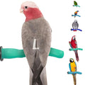 Sweet Feet and Beak Safety Pumice Bird Perch, Large Pedicure Perch, Green | Plastic Bird Nail Trimming Perch, Pumice Coated Surface for Healthy Feet and Beak,12" Lightweight Perch, Available In 5 Sizes - color: Green, size: Large 12"