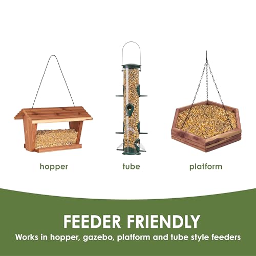 Kaytee Ultimate No Mess Food, Wild Bird Seed for Outside Feeders, Grosbeaks, Cardinals, Nuthatches, Woodpeckers & More, 9.75 Pounds - size: 9.75 Pound (Pack of 1), style: No Mess