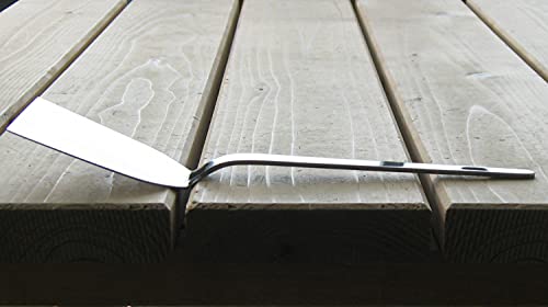 Nagao Tsubamesanjo Okonomiyaki Spatula, Width 3.7 inches (9.3 cm), Stainless Steel Pattern, Made in Japan