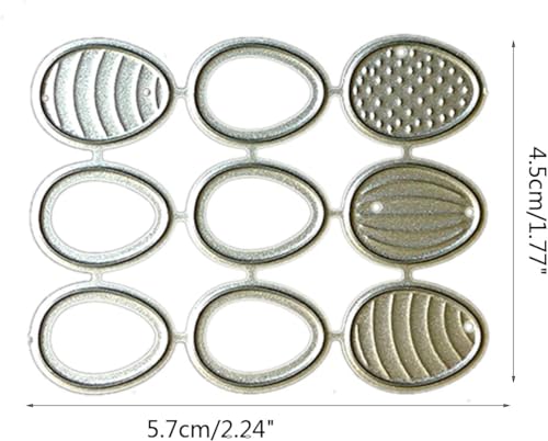Easter Eggs Metal Cutting Dies Embossing Dies Stamps for Card Making DIY Embossing Photo Album Decorative Craft Embossing Dies Clearance Metal Scrapbooking Die-Cuts Card Making Accessories