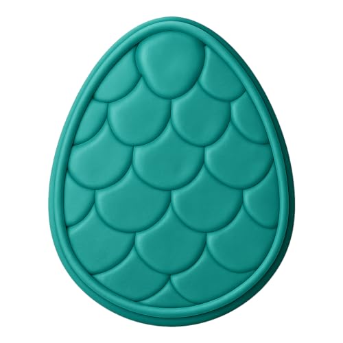 Scale Dragon Egg Cookie Cutter 4x3" Creative Party Design Premium Set