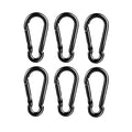 6 PCS Carabiner Clip Spring Snap Hooks - M8 3.15 Inch Heavy Duty Snap Hook Quick Link for Swing Hammock Camping Fishing Hiking, 500 lbs Capacity - color: M8 (3.15Inch)-6Pcs