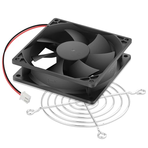 DC 92mm x 25mm Brushless 24V Exhaust Fan Dual Ball Bearing 2Pin for Radiator Amp Case Cooler - size: 9225