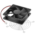 DC 92mm x 25mm Brushless 24V Exhaust Fan Dual Ball Bearing 2Pin for Radiator Amp Case Cooler - size: 9225