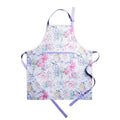 Maison d' Hermine Aprons for women with Pocket 100% Cotton (27.50"x31.50") | Adjustable Neck Strap & long ties Apron Men Chef Wedding Cooking Gardening Server Maid - color: 046 - Floral Love