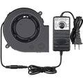 GDSTIME 97mm x 33mm 12V DC Blower w/Speed Controller 110V 120V AC Powered | Dual Ball Bearing, Small Brushless, Squirrel Cage, Centrifugal Fan, for DIY Cooling Ventilation Exhaust Projects - 9733 - size: 97x33mm