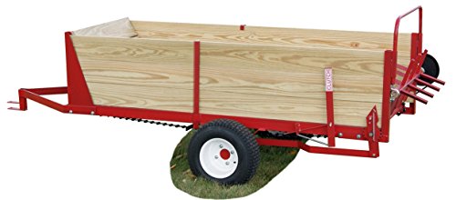 Model 600 25 Bushel Tow Behind Ground Driven Horse Manure Spreader Can Be Pulled Behind with ATV's, SXS Or Any Lawn Garden Tractors Including Zero Turn Mowers