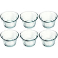 6Pcs Glass Bird Feeder Replacement Cups, Oriole Jelly Feeder Bowls, Outdoor Hanging Hummingbird and Goldfinch Feeders, Weather Resistant for Garden, Balcony, Patio