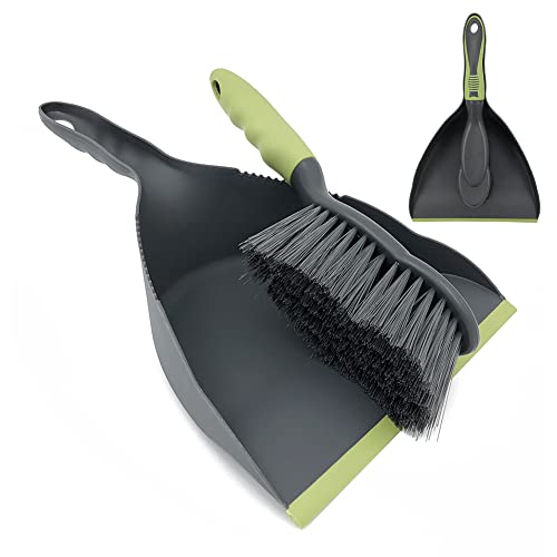Dustpan and Brush Set,Dust Pans with Brush,Hand Broom Dust Pan,Broom Dustpan Set are Suitable for Kitchen, Sofa, Table, Car Trunk and Seat, Pet Nest and so on.(2pcs) - size: 2 count