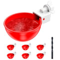 Chicken Waterer Cups, Automatic DIY Chicken Water Bowl 7 Pack | Chicken Flock Waterer Cups with 3/8'' Hole Saw for Bucket, Trough, Easy Install - size: 7 Pack