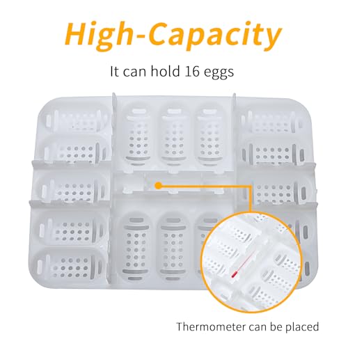 16 Grids Reptile Breeding Box, Professional Reptile Egg Incubation Box for Breeding and Hatching
