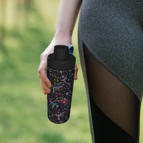 Hummingbird Gifts For Women, Hummingbird Lovers, Hummingbird Water Bottle, 18oz Stainless Steel Insulated Tumbler, Unique Birthday Christmas Gifts for Women Men - color: Hummingbird