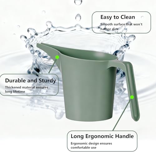 2 Pack Bird Feeder Scoop Set, Ergonomic Plastic Seed Dispensing Funnel, Green, Compatible with Hanging Bird Feeders and Small Animal Tube Feeders