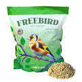Freebird Premium No Mess Bird Seed for Outdoor Feeders - 7 lb | Shell-free blend with sunflower hearts and peanut pieces for less waste and cleaner feeders. Premium no-mess wild bird food.
