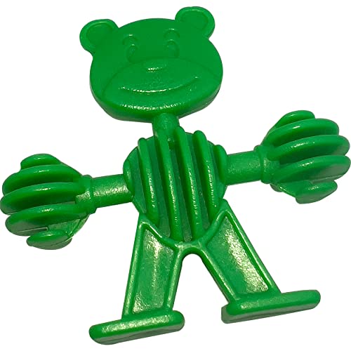 by M&M 1010 Pk6 Manimals - Brightly Colored Bird Foot Toys, Smooth Shape, Durable Plastic, Interlocking, Fun for Pet Birds to Manipulate, Great for Small to Medium Size Pet Birds