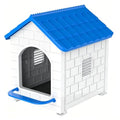 Plastic Chicken Nesting Boxes,Waterproof Wall Mount for Hens,Ducks and Poultry - Blue（with a Washable pad）