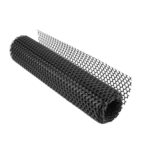 39.3IN x 65.6FT Garden Plastic Wire Mesh Fencing, Black Plastic Safety Fence Roll Poultry Breeding Netting Balcony Protection Net for Gardening Animal Pet Vegetable(Size:39.3INx32.8FT-Mesh 0.47IN) - size: 39.3INx32.8FT-Mesh 0.47IN