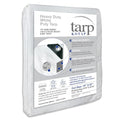 Kotap 10 x 20 Ft. Heavy-Duty Protection/Coverage Tarp, Superior Weave for Greater Longevity 8-mil, Multi-Use, Waterproof, White, 1-Pack (TRW-1020) - size: 10 x 20 Ft., style: Heavy-Duty 137 GSM White