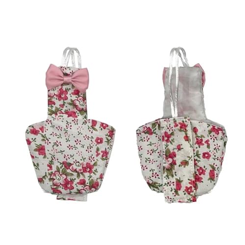 2 PCS Bird Diapers Flight Suite with Waterproof Inner Layer Pink&Balck Urine Wet Suit for Other Small Birds - size: M
