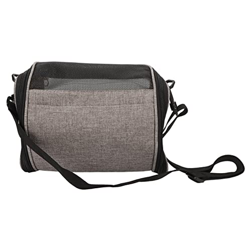 Bird Carrier Bag Bird Travel Cage Bird Carrier Bag Transparent Portable Lightweight Breathable Travel Cage for Cockatiels Parakeets Small Bird Blue (Gray) - color: Gray