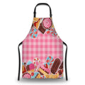 Funny Aprons for Adults Women Colorful Candy Sweets and Cakes Apron Women for Kitchen Cooking Restaurant BBQ Painting Crafting Gardening 27” (W) x 31” (H), Waterproof Aprons - color: Sweets and Cakes